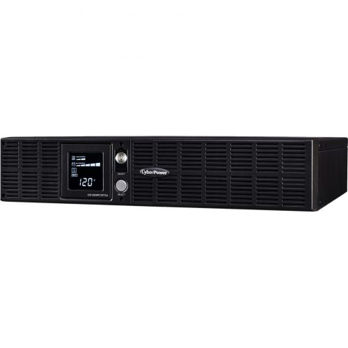 Cyber Power OR1000PFCRT2U PFC Sinewave UPS Systems1000VA/700W, 120 VAC, NEMA 5-15P, 2U, Rack / Tower, Sine Wave, 8 Outlets, LCD, Pa… OR1000PFCRT2U