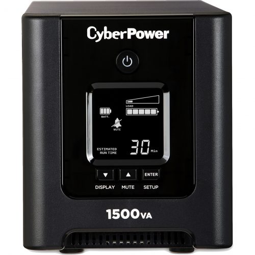Cyber Power OR1500PFCLCD PFC Sinewave UPS Systems1500VA/1050W, 120 VAC, NEMA 5-15P, Mini-Tower, Sine Wave, 8 Outlets, LCD, Panel&reg… OR1500PFCLCD