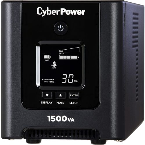 Cyber Power OR1500PFCLCD PFC Sinewave UPS Systems1500VA/1050W, 120 VAC, NEMA 5-15P, Mini-Tower, Sine Wave, 8 Outlets, LCD, Panel&reg… OR1500PFCLCD