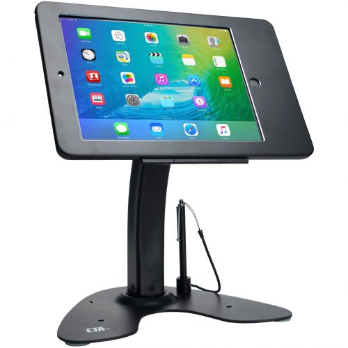 Cta Digital Accessories Dual Security Kiosk Stand Ipad And Ipad Air Black9.7″ Screen Support1 PAD-ASKB