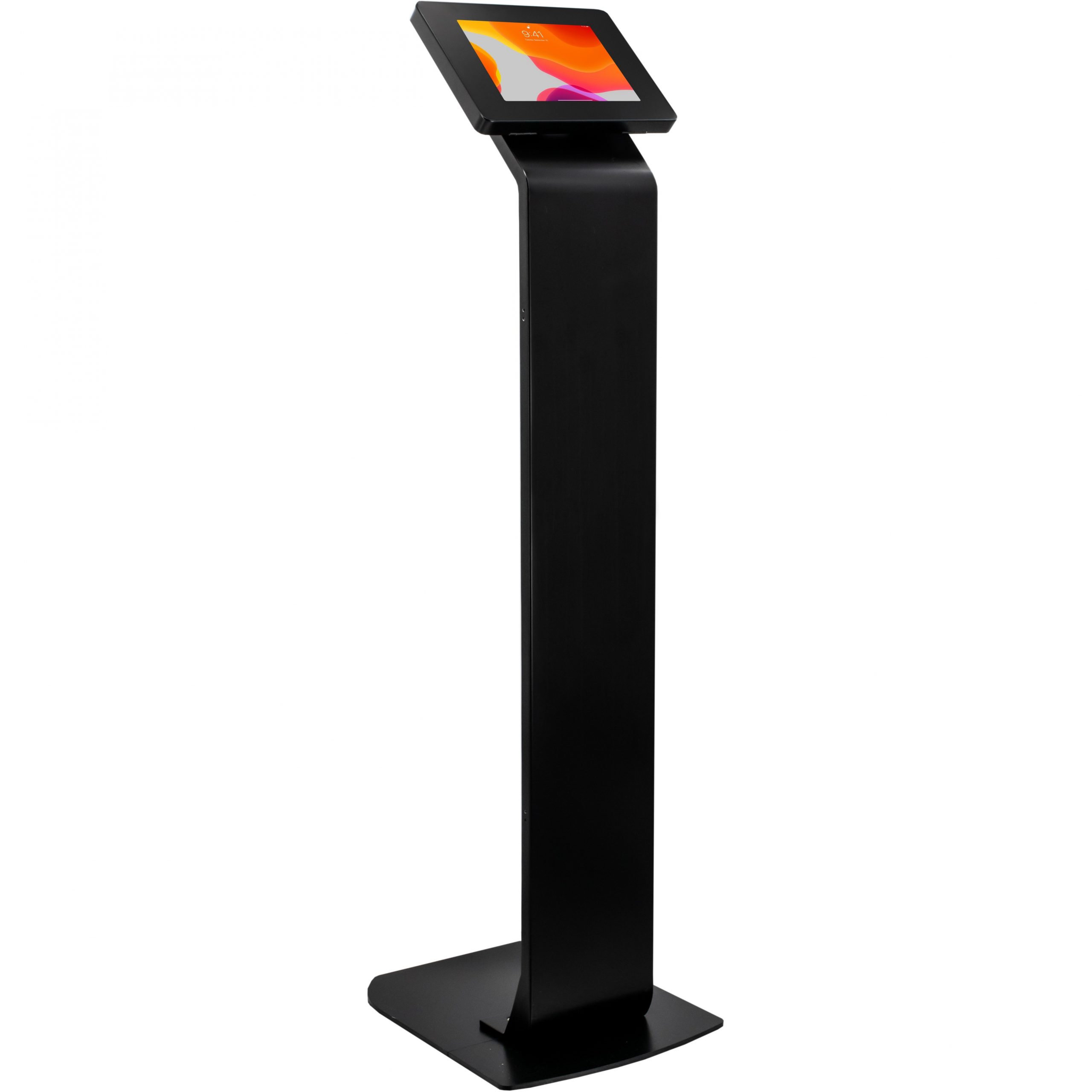 Cta Digital Accessories Premium Small Locking Floor Stand Kiosk (Black)Up to 8″ Screen Support50″ Height x 13.5″ Width x 16″ DepthFloorSteel -… PAD-PSSB