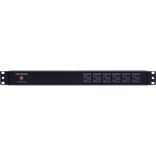 Cyber Power Basic PDU20B6F12R 18-Outlets PDU18 x NEMA 5-20R1U Rack-mountable, Zero U Vertical Rackmount PDU20B6F12R