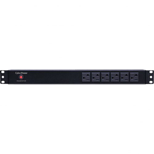 Cyber Power Basic PDU20BT6F10R 16-Outlets PDU16 x NEMA 5-20R1U Rack-mountable, Zero U Vertical Rackmount PDU20BT6F10R