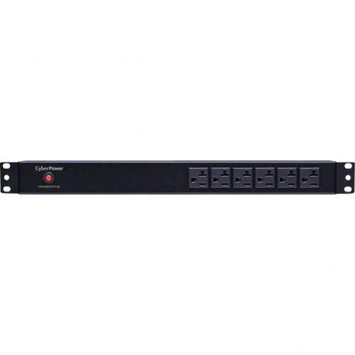 Cyber Power Basic PDU20BT6F12R 18-Outlets PDU18 x NEMA 5-20R1U Rack-mountable, Zero U Vertical Rackmount PDU20BT6F12R