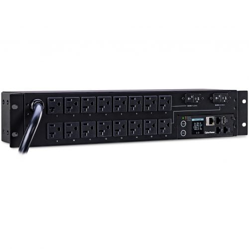 CyberPower PDU31003 Monitored PDU – 16 Outlets, 12ft NEMA L5-30P