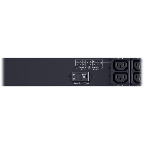 Cyber Power PDU33108 3 Phase 200240 VAC 50A Monitored PDU42 Outlets, 10 ft, Hubbell CS8365C, Vertical, 0U, LCD,  Warranty PDU33108