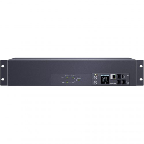 CyberPower PDU44003 Metered ATS PDU – 17-Outlets