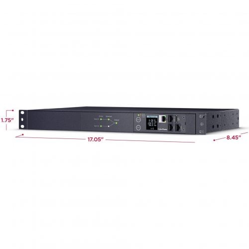 CyberPower PDU44006 ATS 10-Outlet PDU – Switched NEMA L6-20P