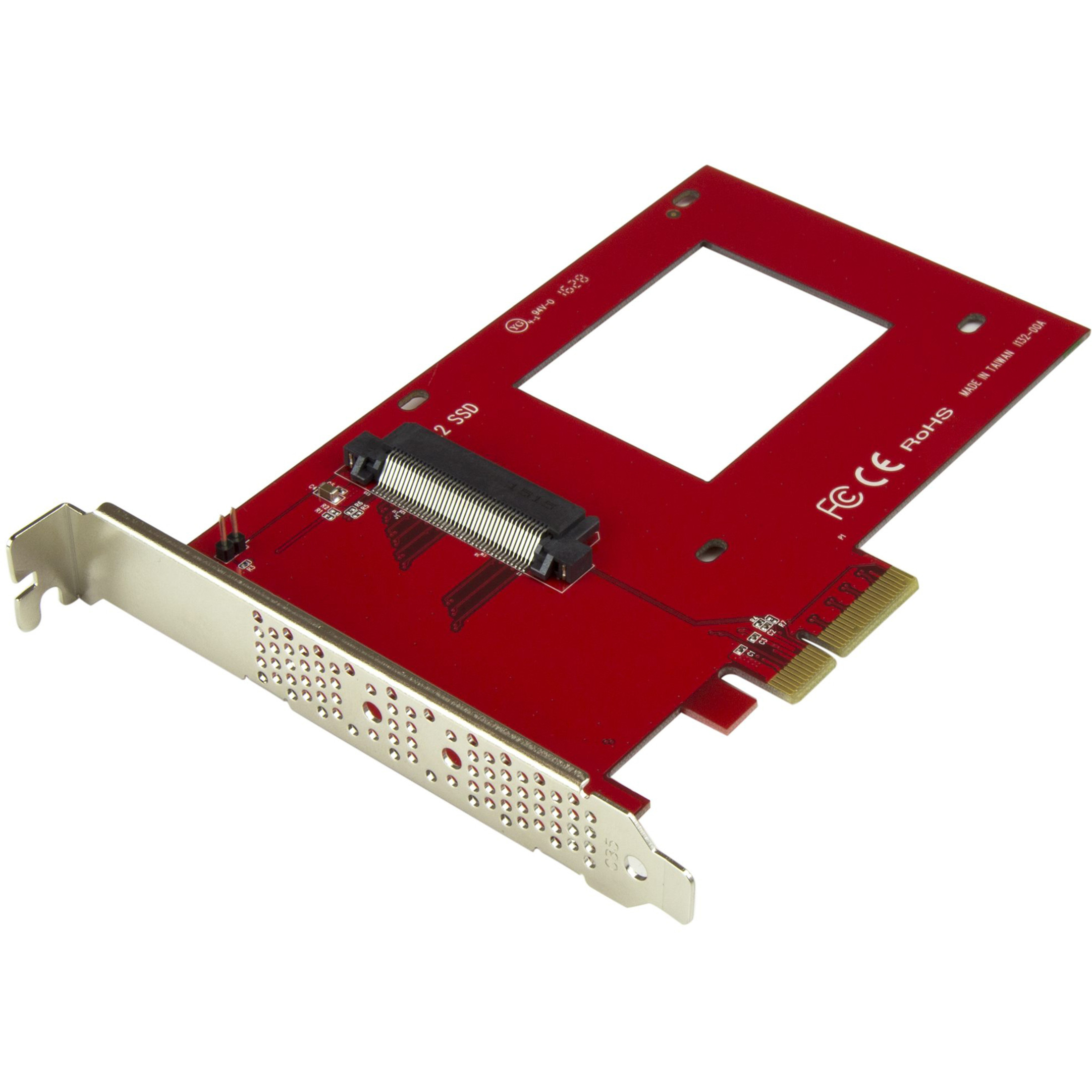 Startech .com U.2 to PCIe Adapter for 2.5 U.2 NVMe SSDSFF-8639