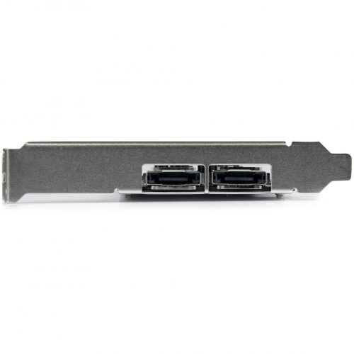 Startech .com 2 Port PCI Express SATA 6 Gbps eSATA Controller CardDual Port PCIe SATA III Card2 Int/2 ExtAdd 2 external or internal… PEXESAT322I