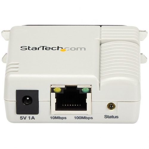 Startech .com 1 Port 10/100 Mbps Ethernet Parallel Network Print ServerConvert a standard parallel printer into a shared network printer over… PM1115P2