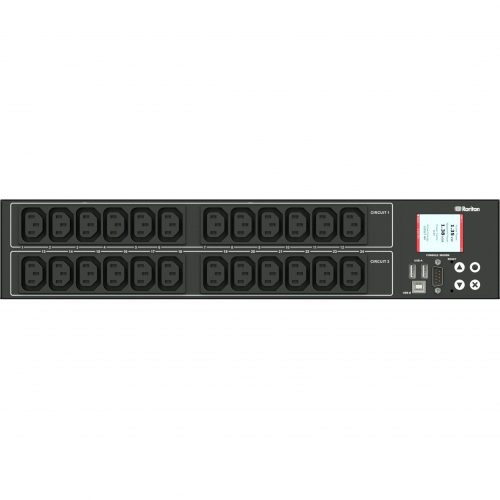 Raritan PX3-1842R 30-Outlet PDUMonitoredIEC 60309 2P+E 6h 30A (2P3W)6 x IEC 60320 C19, 24 x IEC 60320 C13Network (RJ-45)2UHo… PX3-1842R