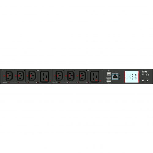 Raritan PX3-4201R-E2 PX3 8-Outlets PDUMonitoredNEMA L6-30P (2P3W)6 x U-Lock IEC 60320 C13, 2 x U-Lock IEC 60320 C19230 V ACN… PX3-4201R-E2