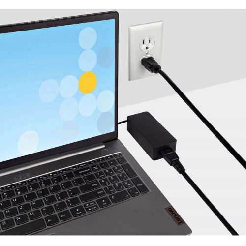 Startech .com 3ft (1m) Laptop Power Cord, NEMA 5-15P to C5 (Clover Leaf), 10A 125V, 18AWG, Laptop Replacement Cord, Power Brick Cable3ft L… PXT101NB3S3