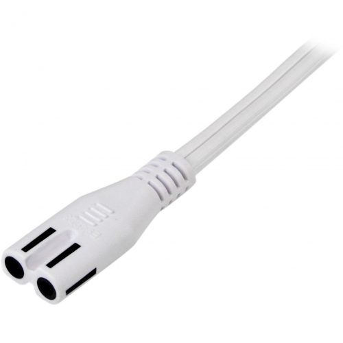 Startech .com 6 ft White Standard Laptop Power CordNEMA 1-15P to C7Power your Apple Mac Mini or other C7-device with this 6ft, white lap… PXT101NB6W