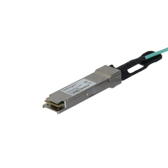 Startech .com MSA Uncoded 15m 40G QSFP+ to SFP AOC Cable40 GbE QSFP+ Active Optical Fiber40 Gbps QSFP Plus Cable 49.2’100% MSA Unco… QSFP40GAO15M