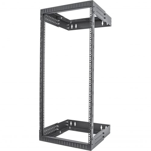 Startech .com 24U 19″ Wall Mount Network RackAdjustable Depth 12-20″ Open Frame for Server Room /AV/Data/Computer Equipment w/Cage… RACK-24U-20-WALL-OA