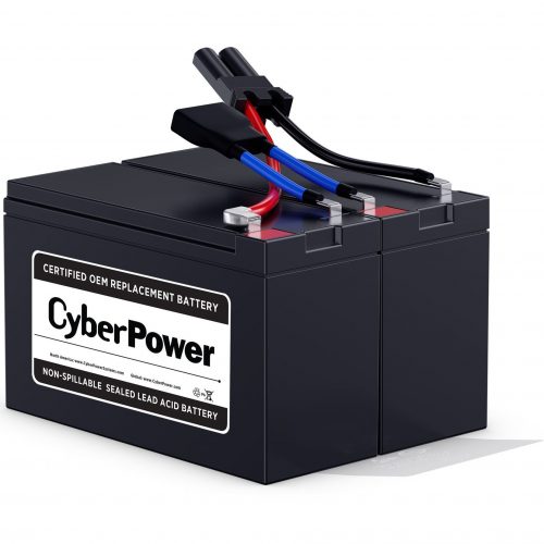 Cyber Power RB1270X2B Replacement Battery Cartridge2 X 12 V / 7 Ah Sealed Lead-Acid Battery, 18MO Warranty RB1270X2B