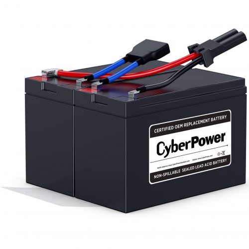 Cyber Power RB1270X2B Replacement Battery Cartridge2 X 12 V / 7 Ah Sealed Lead-Acid Battery, 18MO Warranty RB1270X2B