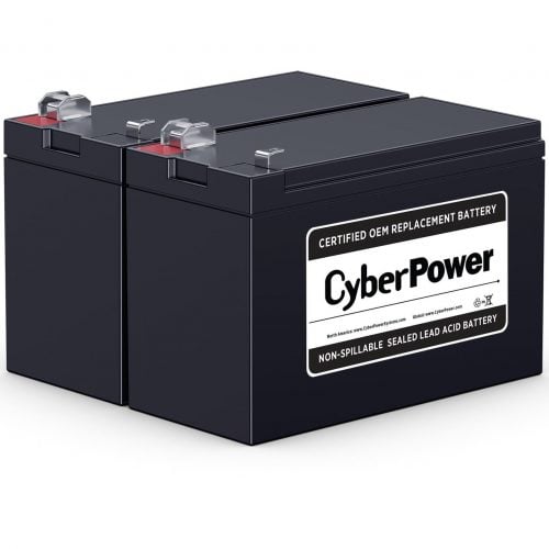 Cyber Power RB1270X2C Replacement Battery Cartridge2 X 12 V / 7 Ah Sealed Lead-Acid Battery, 18MO Warranty RB1270X2C