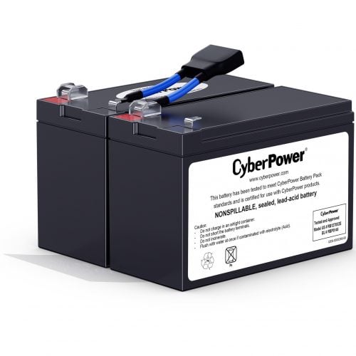 Cyber Power RB1270X2E Replacement Battery Cartridge2 X 12 V / 7 Ah Sealed Lead-Acid Battery, 18MO Warranty RB1270X2E