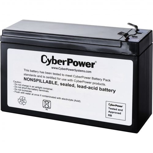 Cyber Power RB1280A Replacement Battery Cartridge1 X 12 V / 8 Ah Sealed Lead-Acid Battery, 18MO Warranty RB1280A