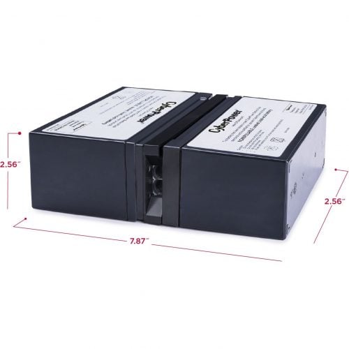 Cyber Power RB1280X2B Replacement Battery Cartridge2 X 12 V / 8 Ah Sealed Lead-Acid Battery, 18MO Warranty RB1280X2B
