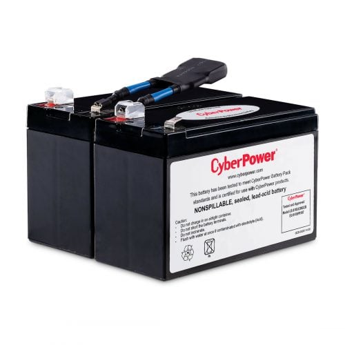 Cyber Power RB1290X2B Replacement Battery Cartridge2 X 12 V / 9 Ah Sealed Lead-Acid Battery, 18MO Warranty RB1290X2B