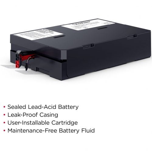 Cyber Power RB1290X4J Battery Kit9000 mAh12 V DCLead AcidLeak Proof/User Replaceable RB1290X4J