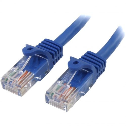 Startech .com 100 ft Blue Snagless Cat5e UTP Patch CableMake Fast Ethernet network connections using this high quality Cat5e Cable, with… RJ45PATCH100