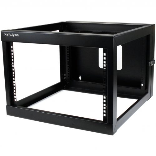 Startech .com 6U 22in Depth Hinged Open Frame Wallmount Server RackWall-mount your server or networking equipment with a hinged rack desig… RK619WALLOH