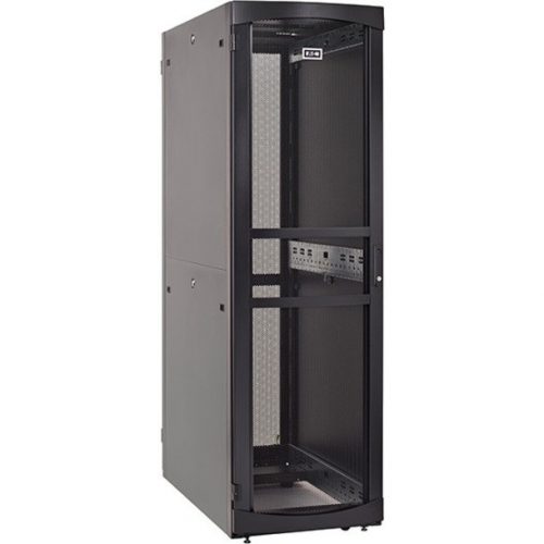 Eaton RS RSVNS4281B Rack CabinetFor Server, Patch Panel, LAN Switch42U Rack HeightBlackMetal2000 lb Dynamic/Rolling Weight Cap… RSVNS4281B