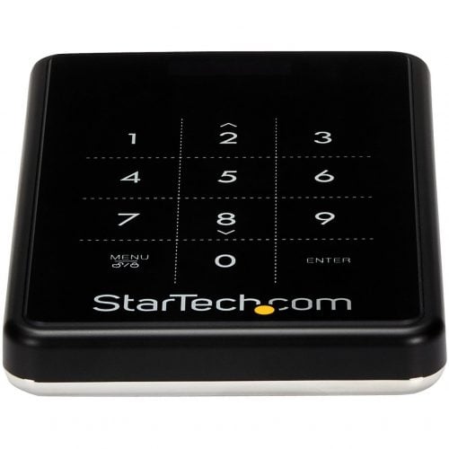 Startech .com USB 3.0 encrypted SATA III enclosure for 2.5in hard driveportable external HDD / SSD enclosureTurn a 6 Gbps SATA HDD or S… S2510BU33PW