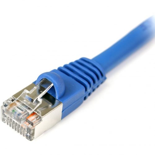 Startech .com 7 ft Blue Shielded Snagless Cat5e Patch CableMake Fast Ethernet network connections using this high quality shielded Cat5e C… S45PATCH7BL