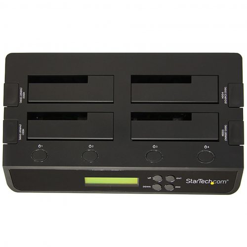 Startech .com 4 Bay USB 3.0 eSATA to SATA Standalone 1:3 HDD Hard Drive Duplicator DockDuplicate one SATA Hard Drive onto three Hard Driv… SATDOCK4U3RE