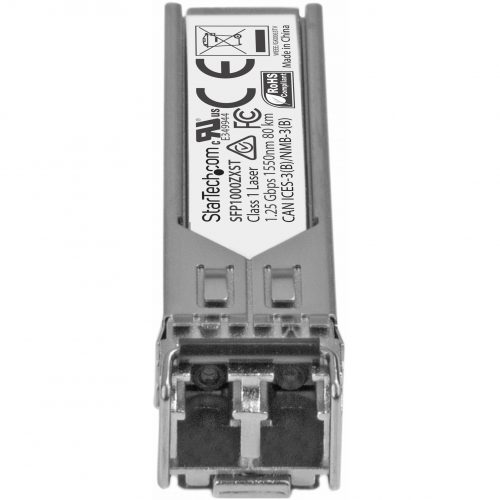 Startech .com MSA Uncoded SFP Module1000BASE-ZX1GE Gigabit Ethernet SFP 1GbE Single Mode Fiber (SMF) Optic Transceiver70km DDMMSA… SFP1000ZXST