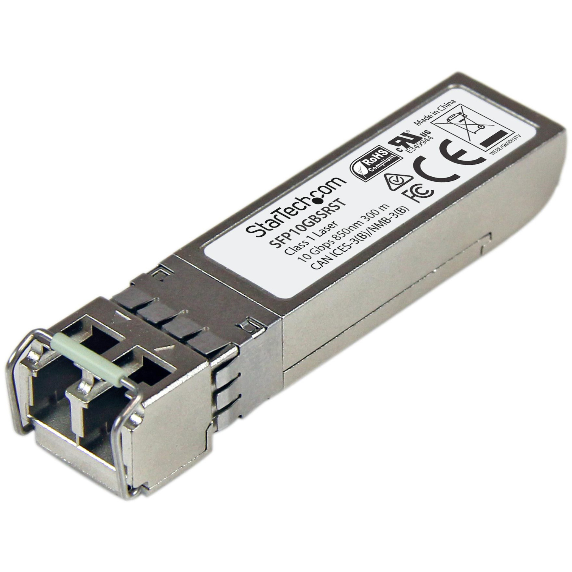 Startech .com MSA Uncoded SFP+ Module10GBASE-SR10GE Gigabit Ethernet SFP+ 10GbE Multi Mode Fiber (MMF) Optic Transceiver300m DDMM… SFP10GBSRST