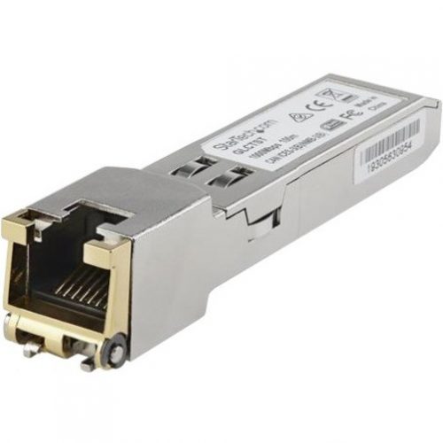 Startech .com Dell EMC SFP-1G-T Compatible SFP Module1000BASE-T1GE Gigabit Ethernet SFP to RJ45 Cat6/Cat5e Transceiver100mDell EM… SFP1GTEMCST