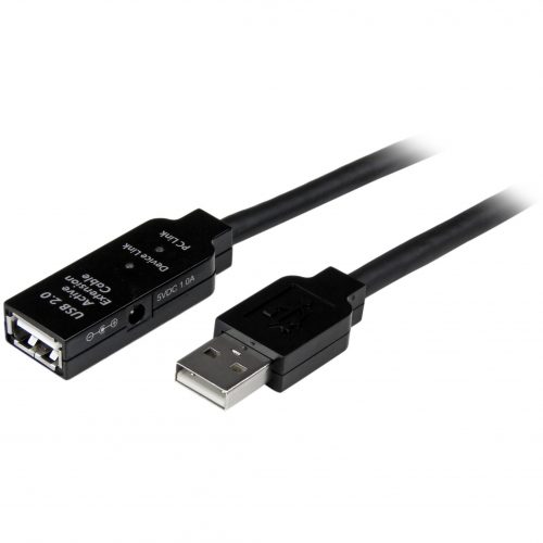 Startech .com 35m USB 2.0 Active Extension CableM/FExtend the distance between a computer and a USB 2.0 device by 35 metersusb 2.0… USB2AAEXT35M