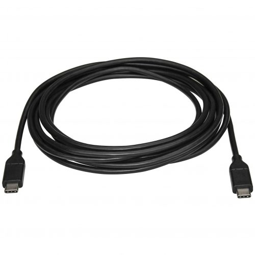 Startech .com 3m 10 ft USB C to USB C CableM/MUSB 2.0USB Type C CableUSB-C Charge CableUSB 2.0 Type C CableUSB-C CableCharg… USB2CC3M
