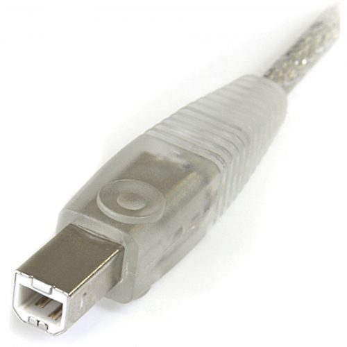 Startech .com .comTransparent USB 2.0 cable4 pin USB Type A (M)4 pin USB Type B (M)( USB / Hi-Speed USB )10 ftConnec… USB2HAB10T