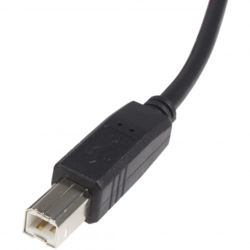 Startech .com 1 ft USB 2.0 A to B CableM/MType A Male USBType B Male USB1ftBlack USB2HAB1
