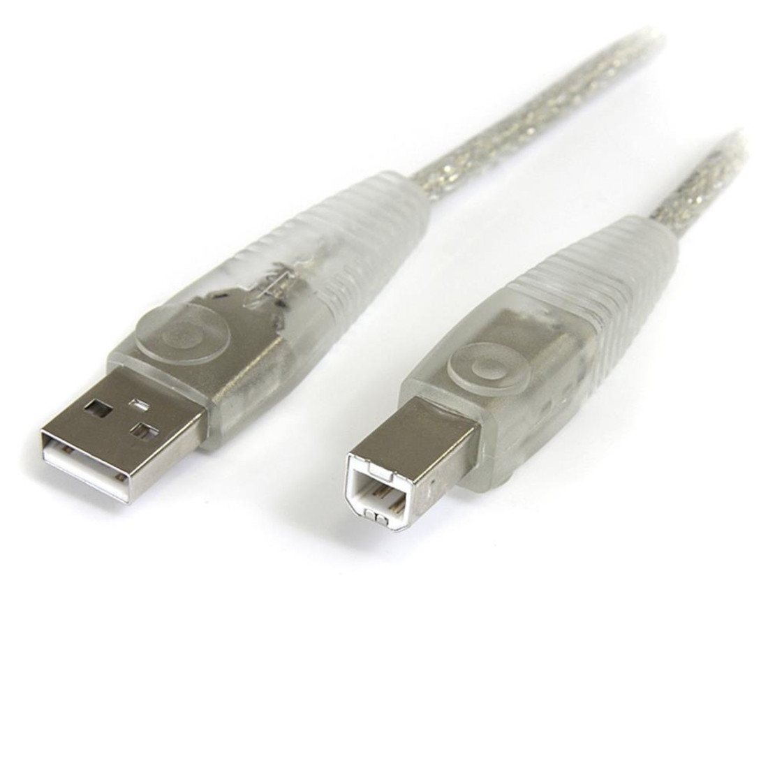 Startech .com 6 ft Transparent USB 2.0 CableA to BType A MaleType B Male6ft USB2HAB6T