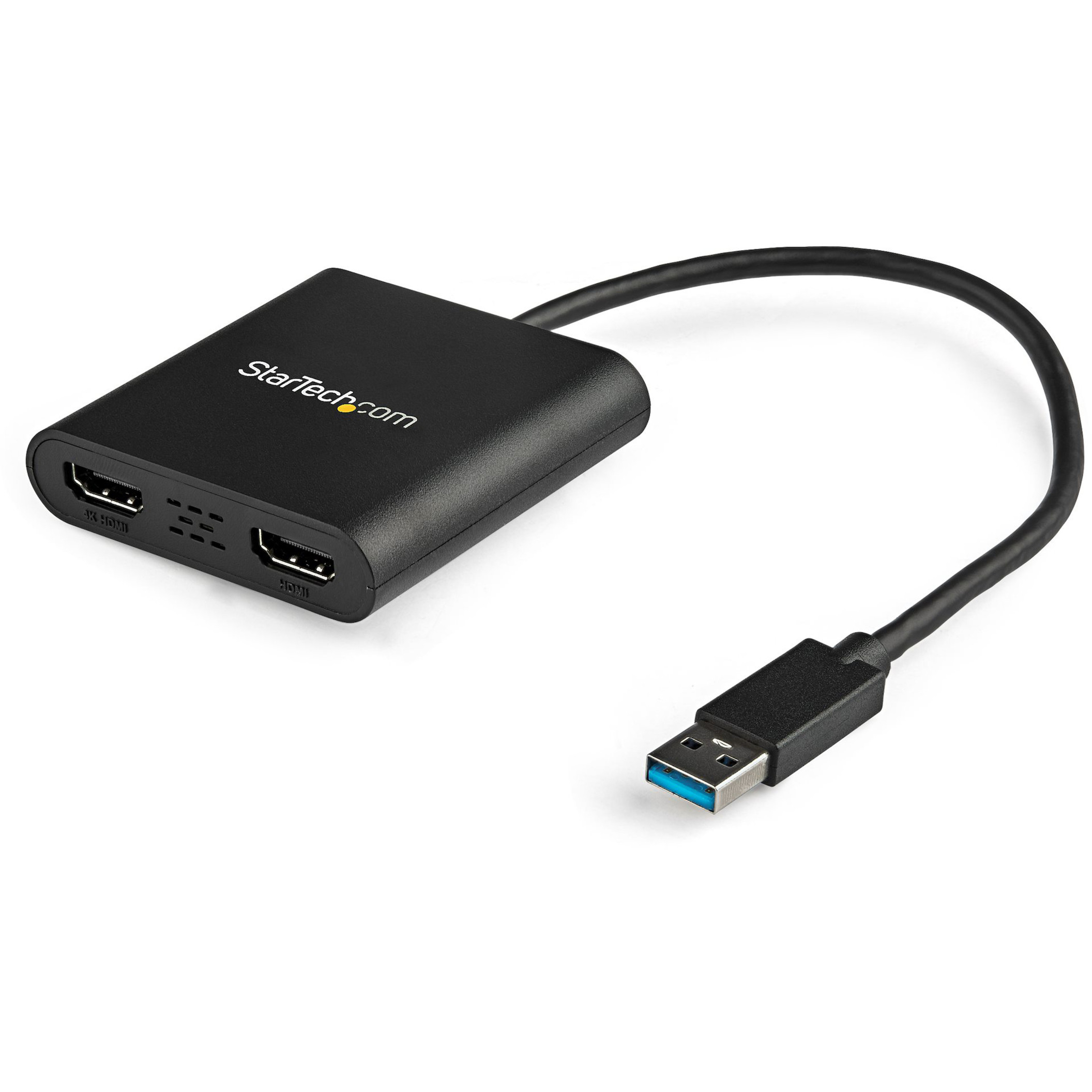 StarTech.com USB 3.0 to HDMI and VGA Adapter, 4K/1080p USB Type-A Dual  Monitor