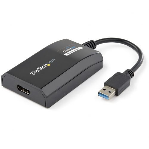 Startech .com USB 3.0 to HDMI Adapter, DisplayLink Certified, 1920×1200, USB-A to HDMI Display Adapter, External Graphics Card for Mac/PCUS… USB32HDPRO