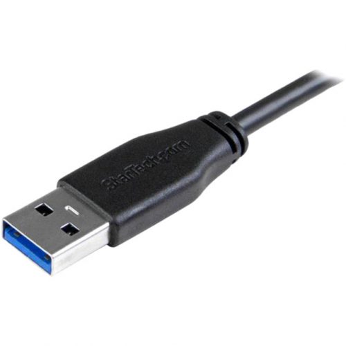 Startech .com 1m 3 ft Slim Micro USB 3.0 CableM/MUSB 3.0 A to Left-Angle Micro USBUSB 3.1 Gen 1 (5 Gbps)Position your USB 3.0 Micr… USB3AU1MLS