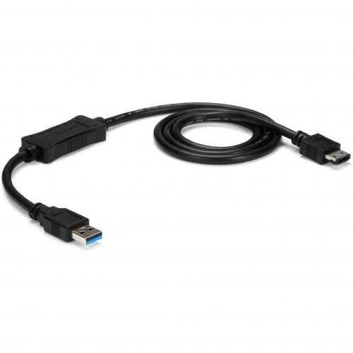 Startech .com USB 3.0 to eSATA HDD / SSD / ODD Adapter Cable3ft eSATA Hard Drive to USB 3.0 Adapter CableSATA 6 GbpsAdd an eSATA st… USB3S2ESATA3