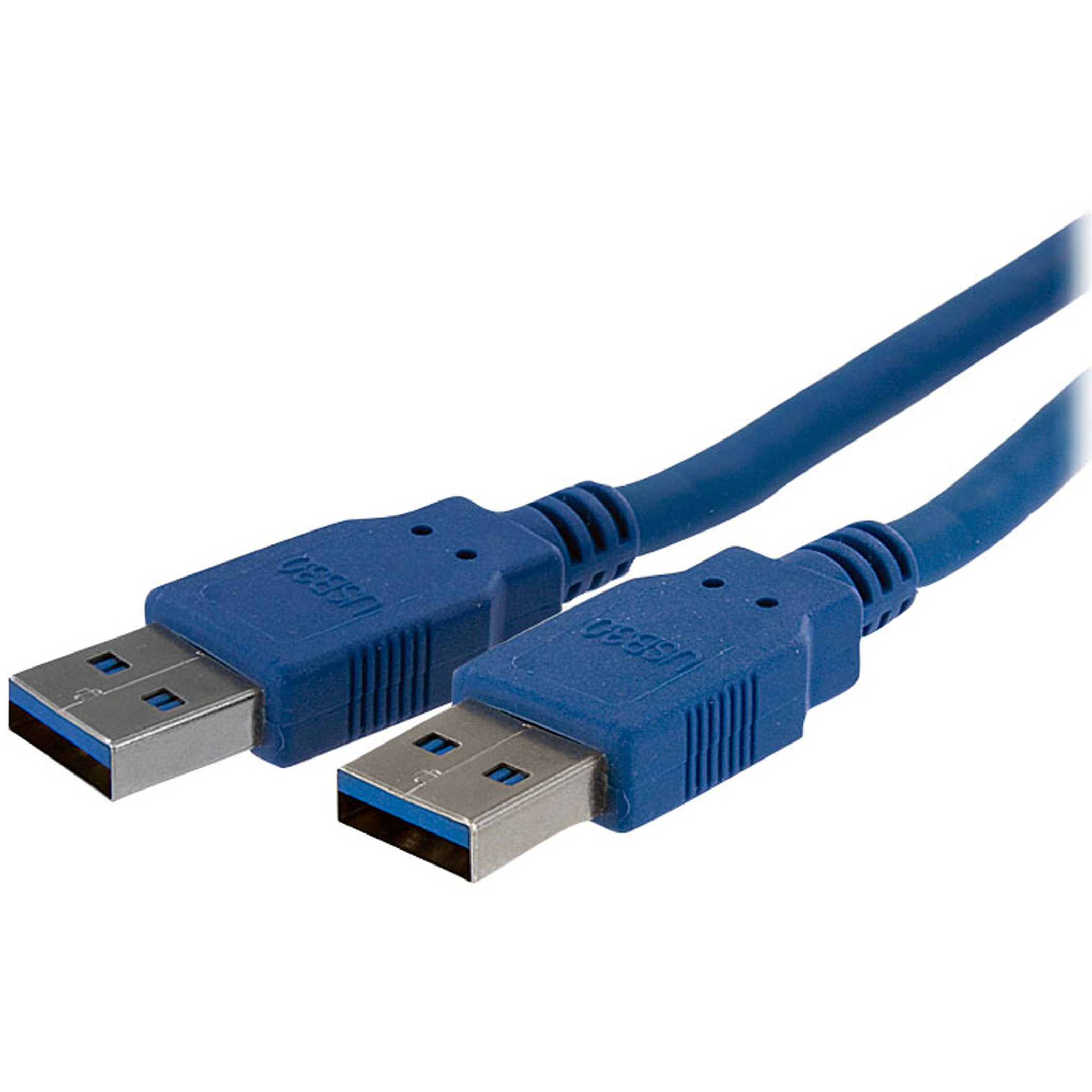 Startech .com 6 ft SuperSpeed USB 3.0 Cable A to AM/MType A Male USBType A Female USB6ftBlue USB3SAA6