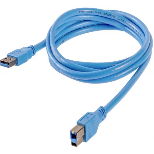 Startech .com 6 ft SuperSpeed USB 3.0 Cable A to B M/MType A Male USBType B Male USB6ftBlue USB3SAB6