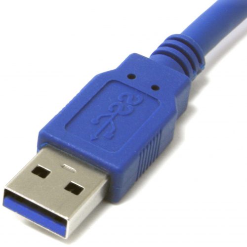 Startech .com 3 ft SuperSpeed USB 3.0 Cable A to Micro BType A Male USBType B Male Micro USB3ftBlue USB3SAUB3